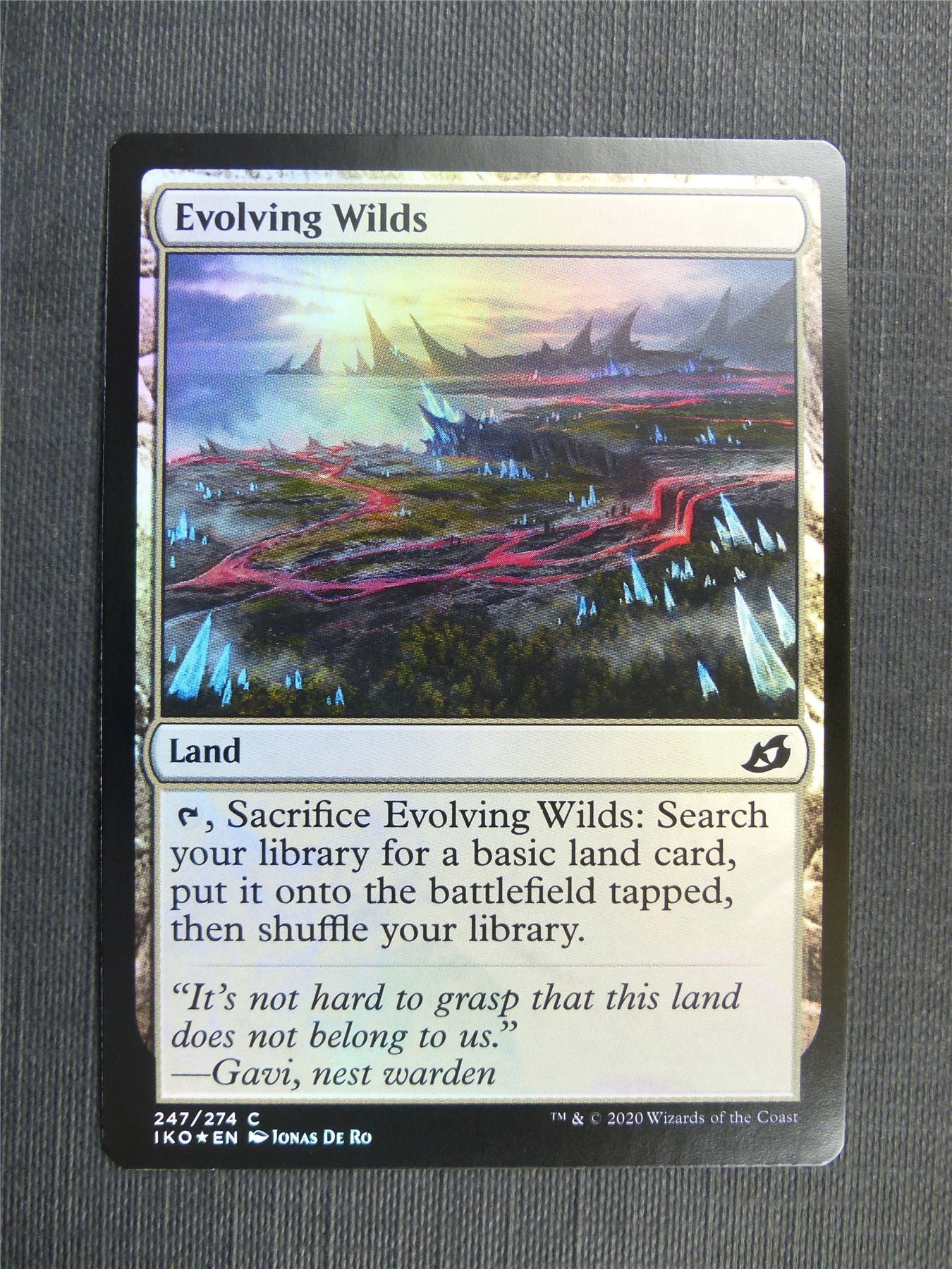 Evolving Wilds Foil - IKO - Mtg Card