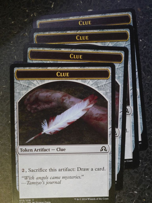 MTG Magic Token Cards: CLUE  X4 # 10E13
