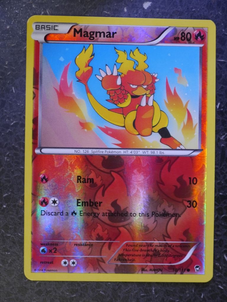 Pokemon Cards: MAGMAR 10/111 REVERSE HOLLOW # 5G74