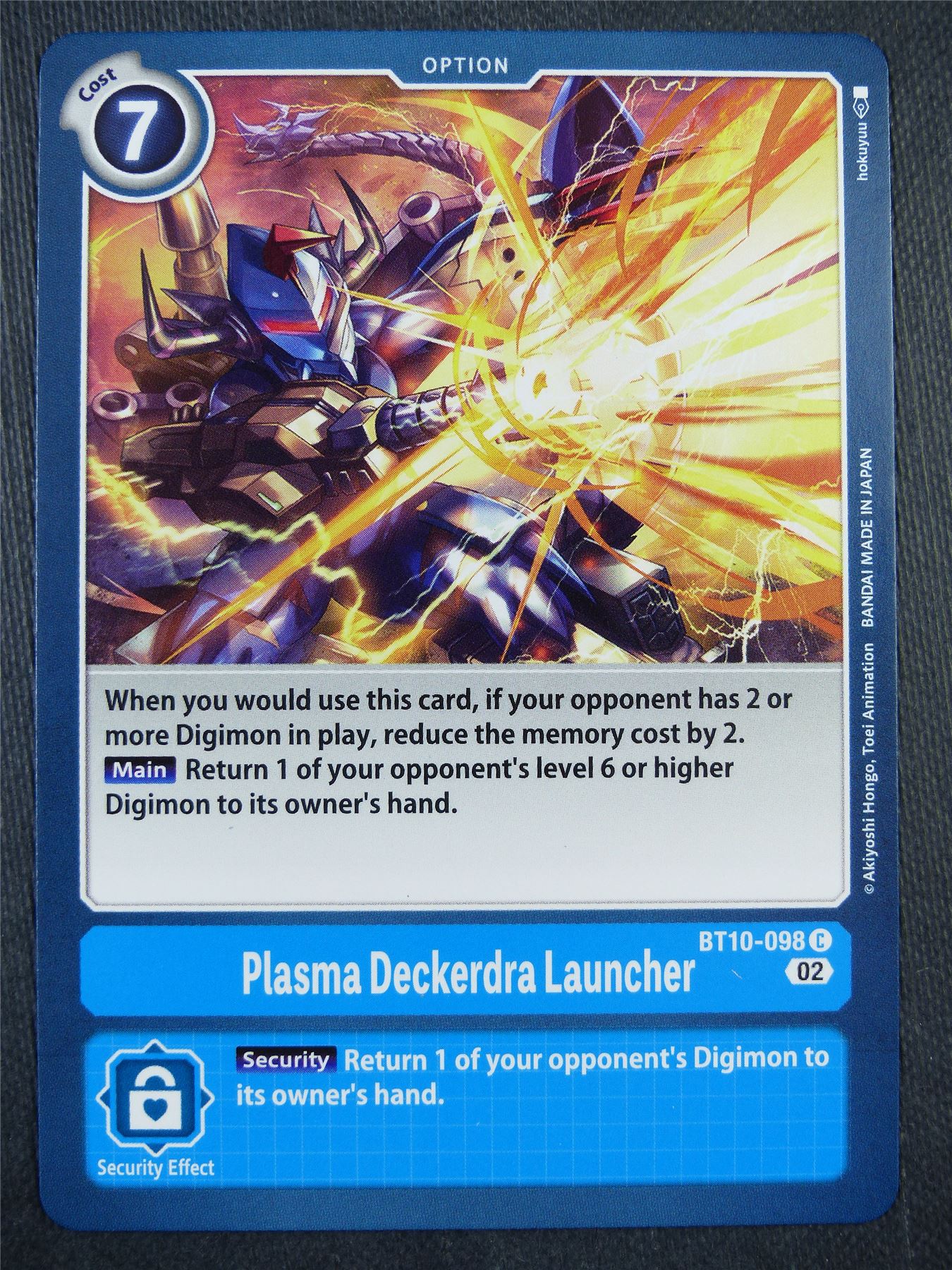 Plasma Deckerdra Launcher BT10-098 - Xros Encounter - Digimon Card #98M