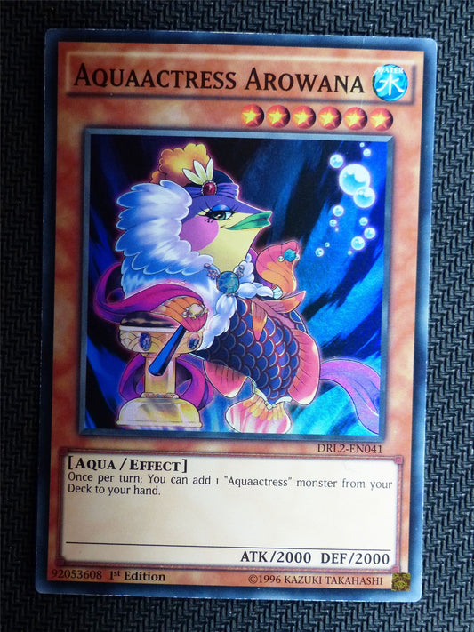 Aquaactress Arowana - DRL2 - Super Rare - Yugioh Card # 1D100