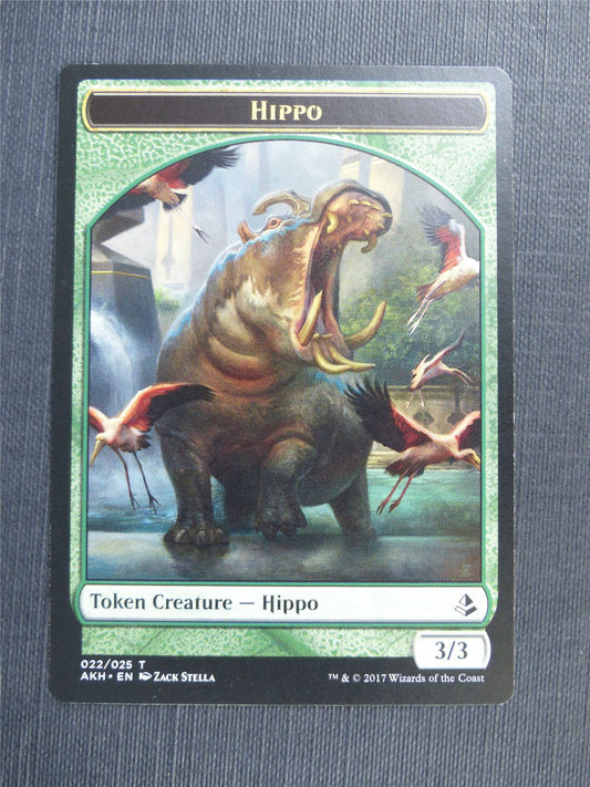 Hippo / Aven Wind Guard - Mtg Magic Token Cards #4PO