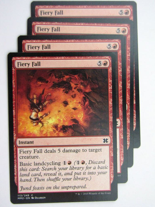 MTG MODERN MASTERS TWO: FIERY FALL x4 # 28C15