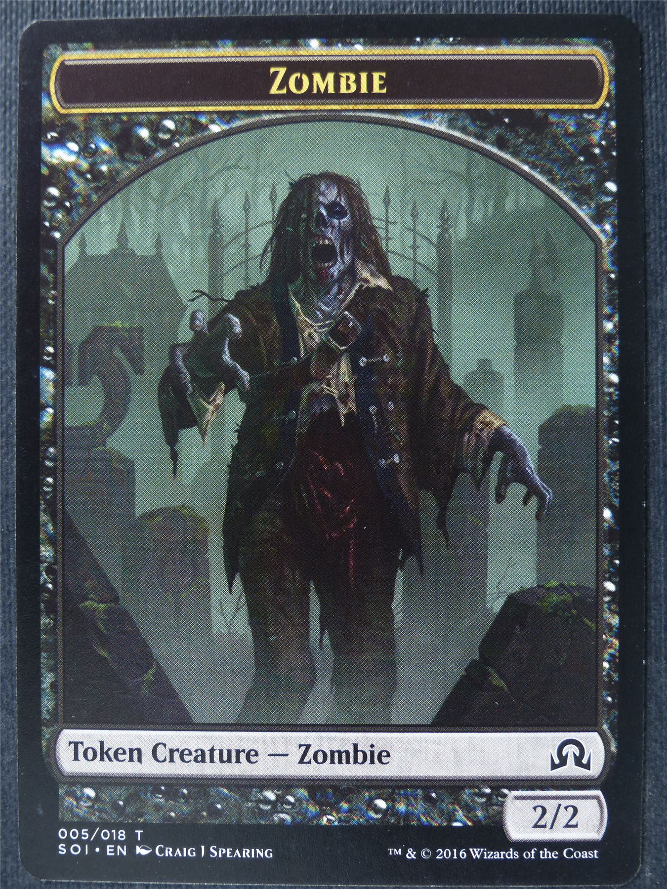 Zombie Token - Mtg Card #3UF