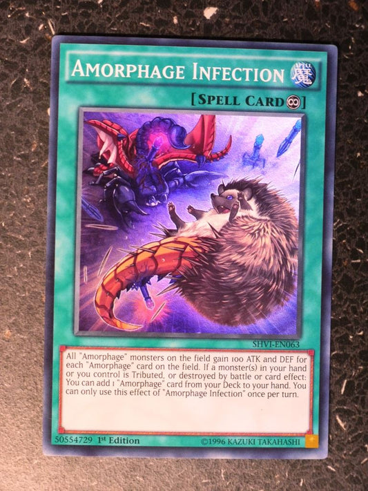 Yugioh Cards: AMORPHAGE INFECTION FUEN SUPER RARE # 8H61