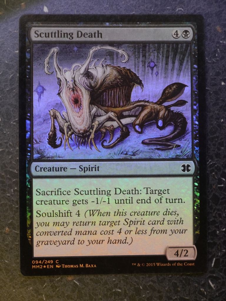 MTG Magic Cards: SCUTTLING DEATH FOIL # 4J13