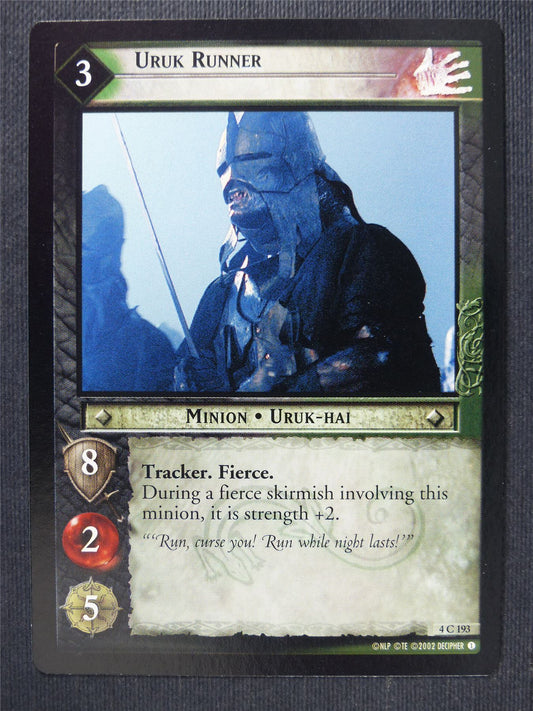 Uruk Runner 4 C 193 - LotR Cards #3OG