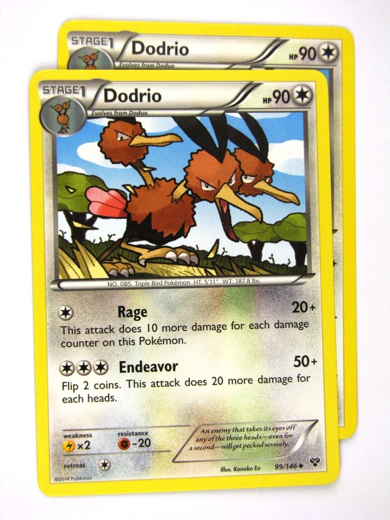 Pokemon Cards: DODRIO 99/146 x2: X & Y