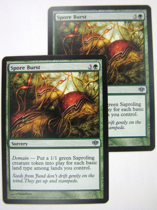 MTG Magic Cards: SPORE BURST x2 # 8G91