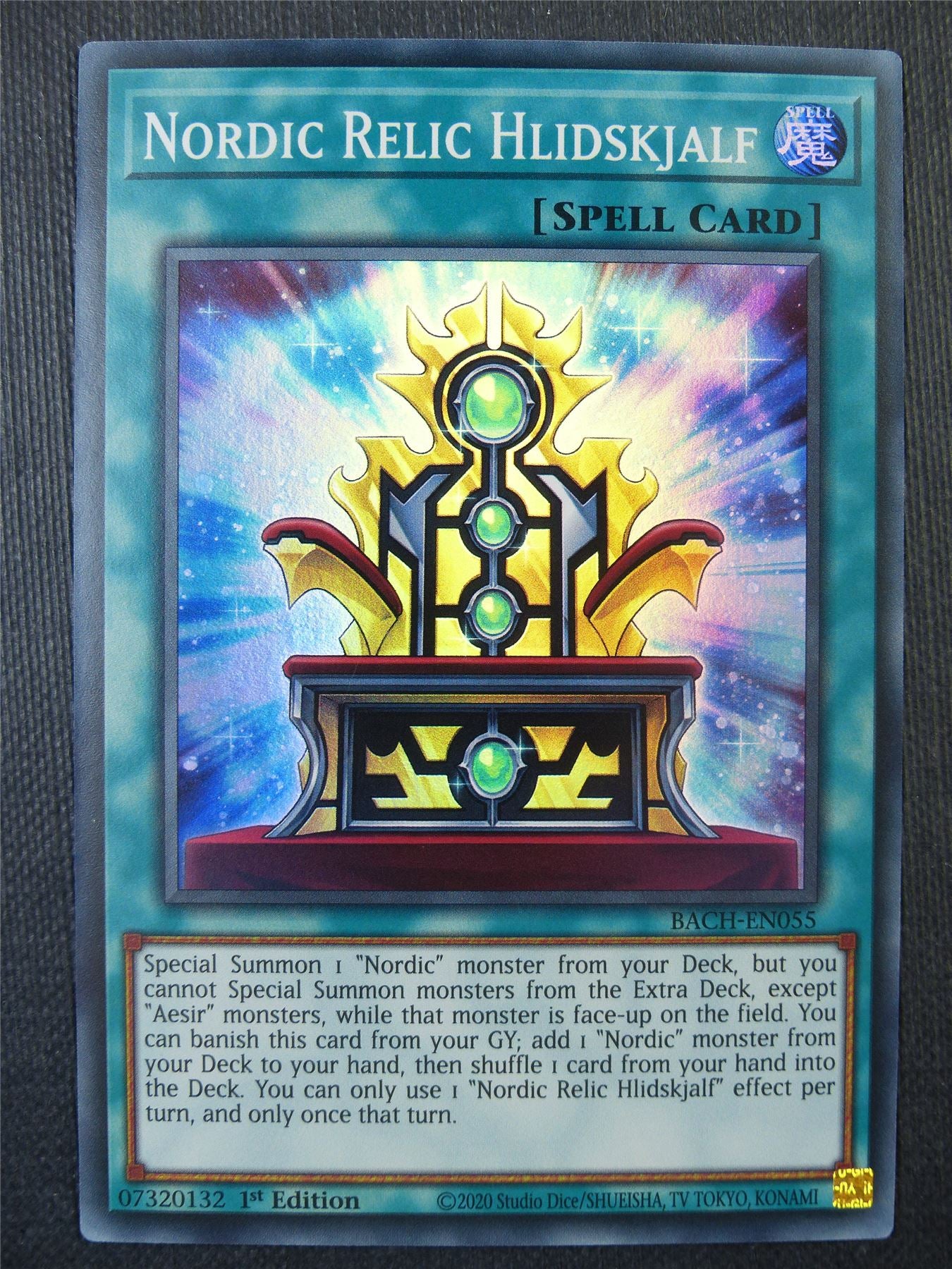 Nordic Relic Hlidskjalf BACH Super Rare - 1st ed Yguoh Card #73U