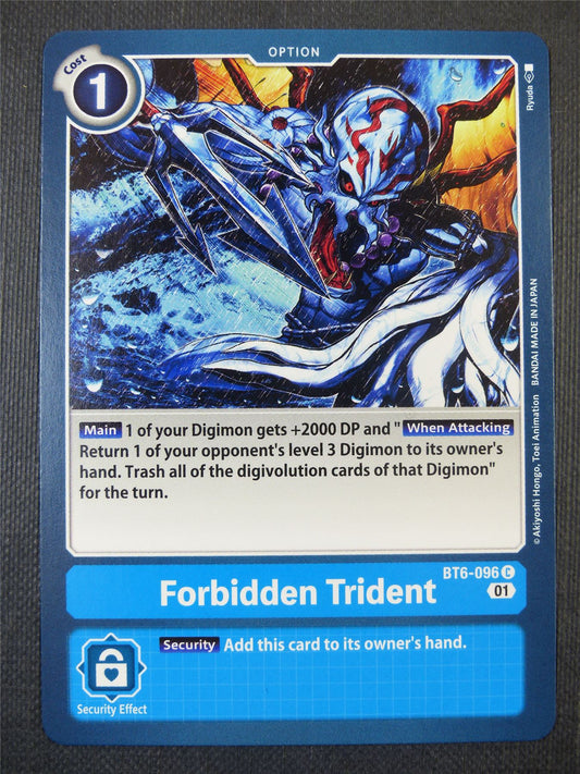 Forbidden Trident BT6-096 C - Digimon Card #60X