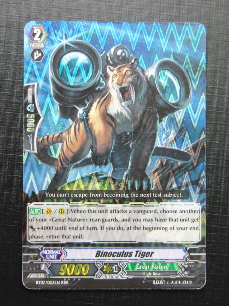 Vanguard Cards: BINOCULUS TIGER BT07 RRR played # 18B65