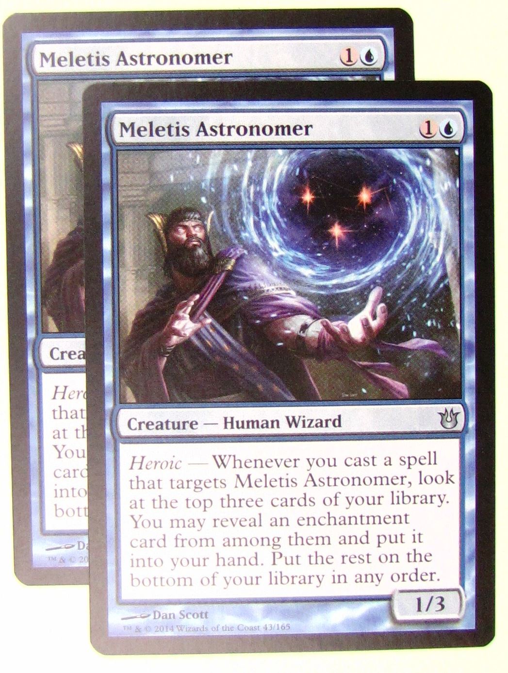 MTG Magic the Gathering Born of the Gods: Meletis Astronomer x2