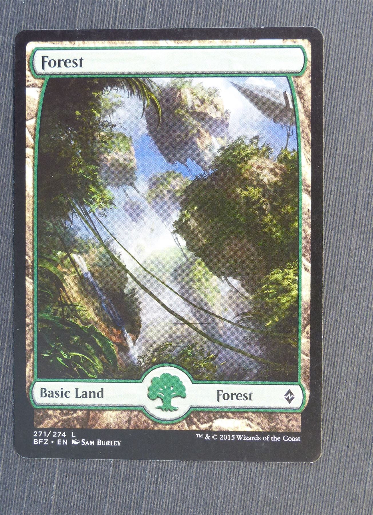 Forest Full Art 271/274 - Mtg Magic Cards #5EF