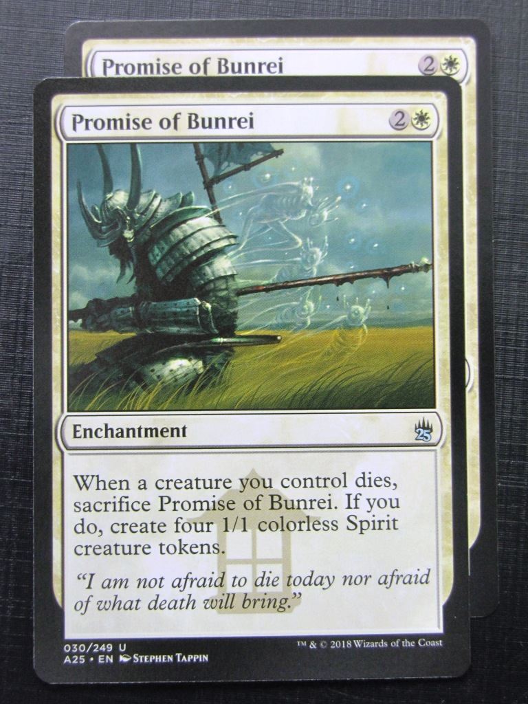 Promise of Bunrei x2 - Masters 25 - Mtg Card # 10A87