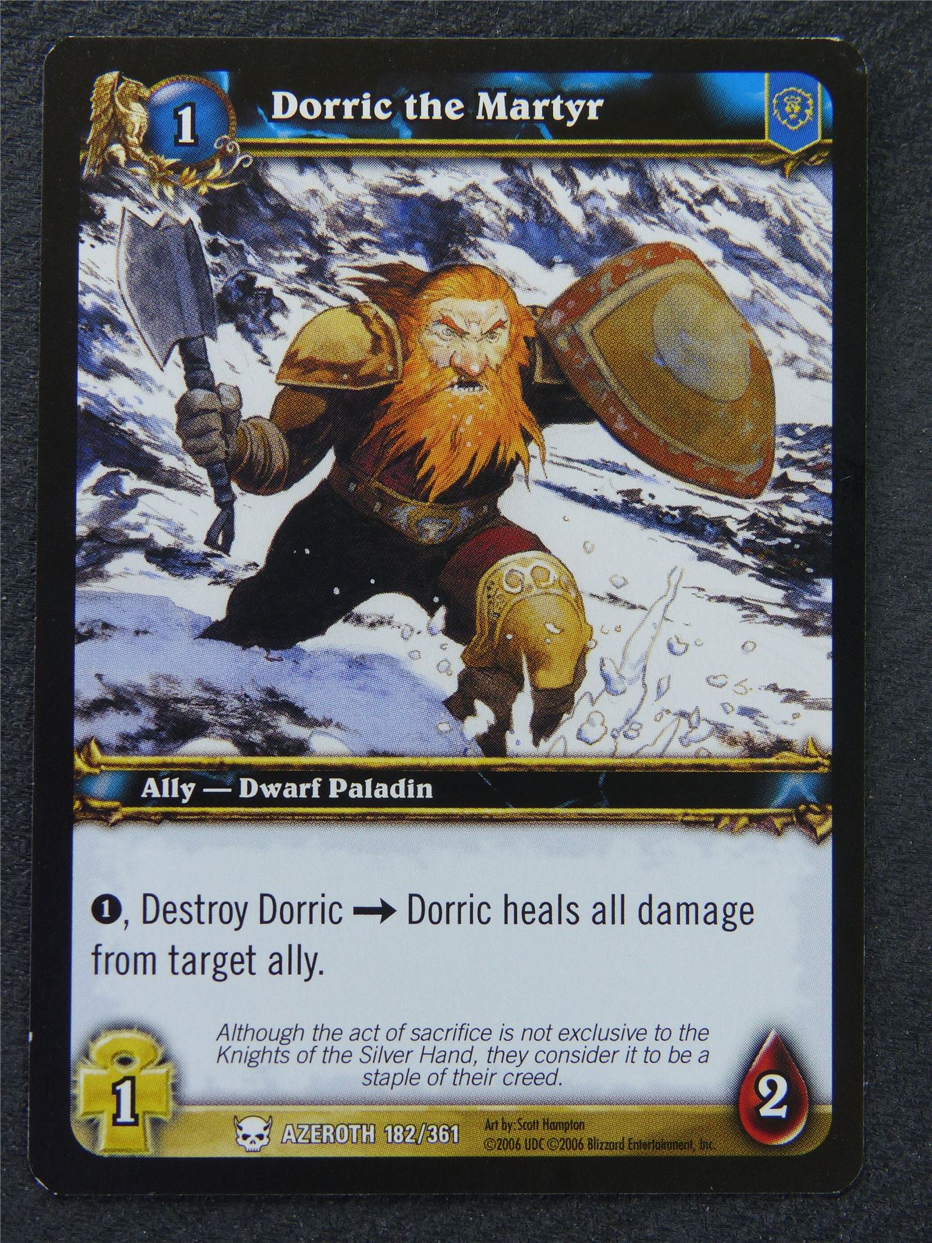 Dorric The Martyr - Common - World Of Warcraft #1CT