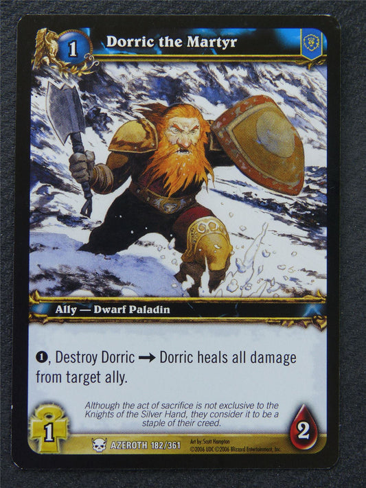 Dorric The Martyr - Common - World Of Warcraft #1CT