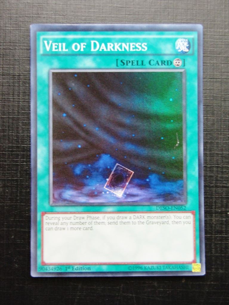 Yugioh Cards: VEIL OF DARKNESS DESO SUPER RARE # 28I35