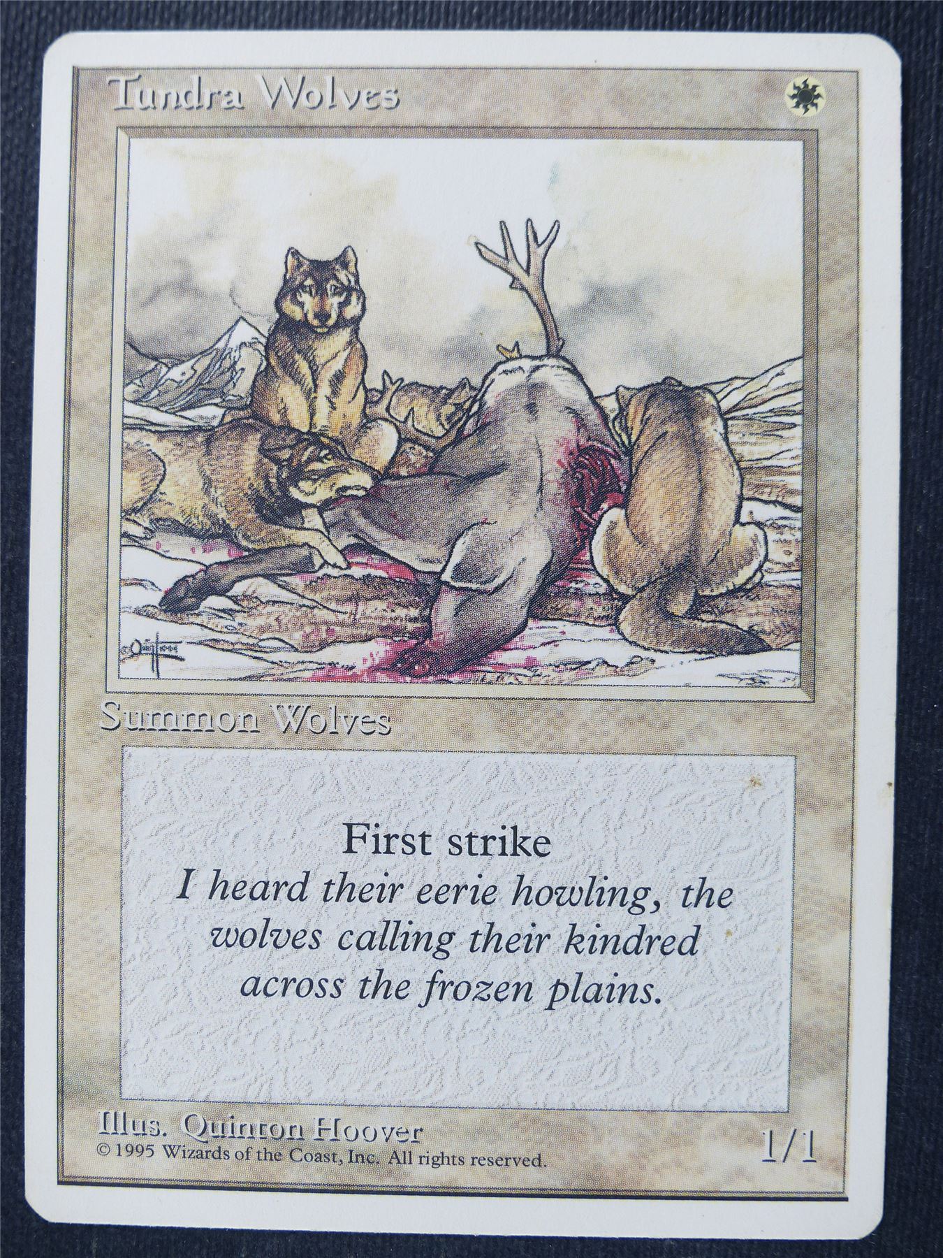 Tundra Wolves - Fourth Edition - Mtg Magic Cards #2GU