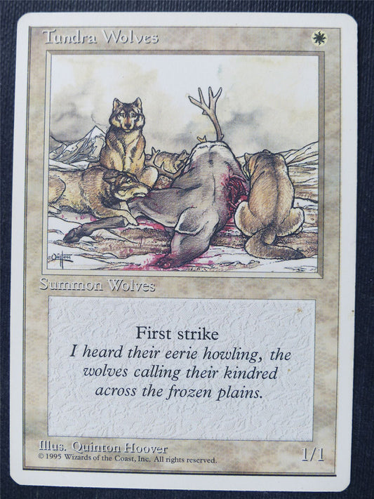 Tundra Wolves - Fourth Edition - Mtg Magic Cards #2GU