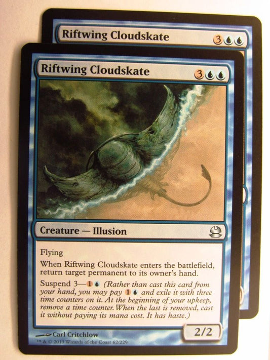 MTG magic the gathering CCG: RIFTWING CLOADSKATE x2: MODERN MASTERS