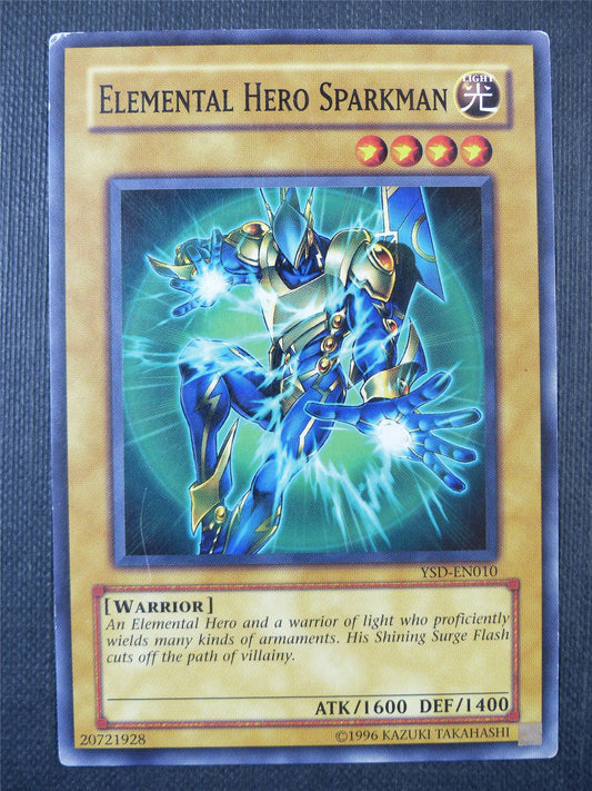 Elemental Hero Sparkman YSD - Yugioh Card #8PR