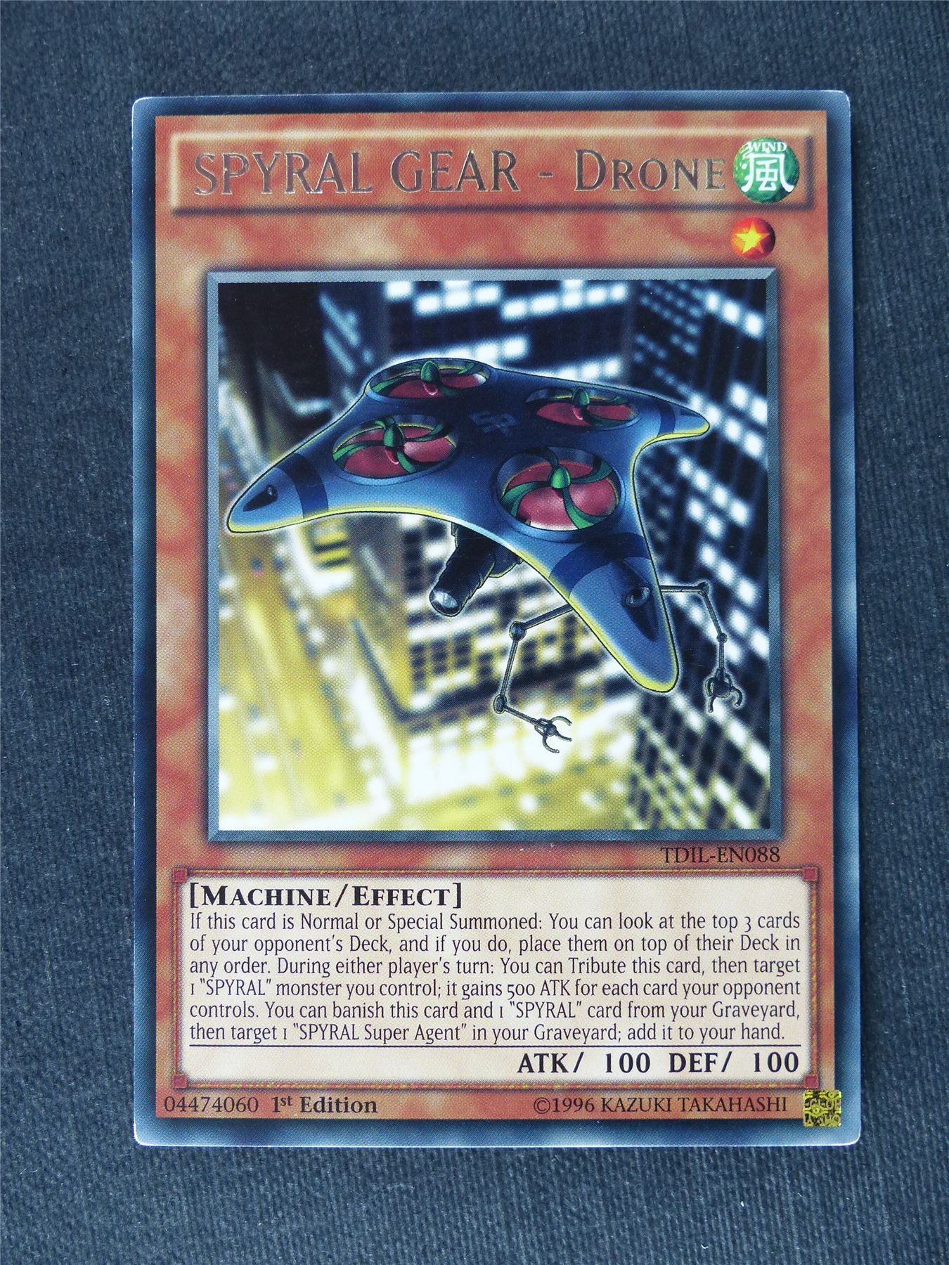 Spyral Gear - Drone TDIL Rare - 1st ed - Yugioh Cards #U6