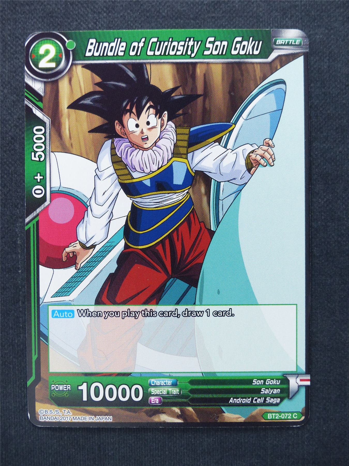 Bundle of Curiousity Son Goku - Dragon Ball Super Cards #WW