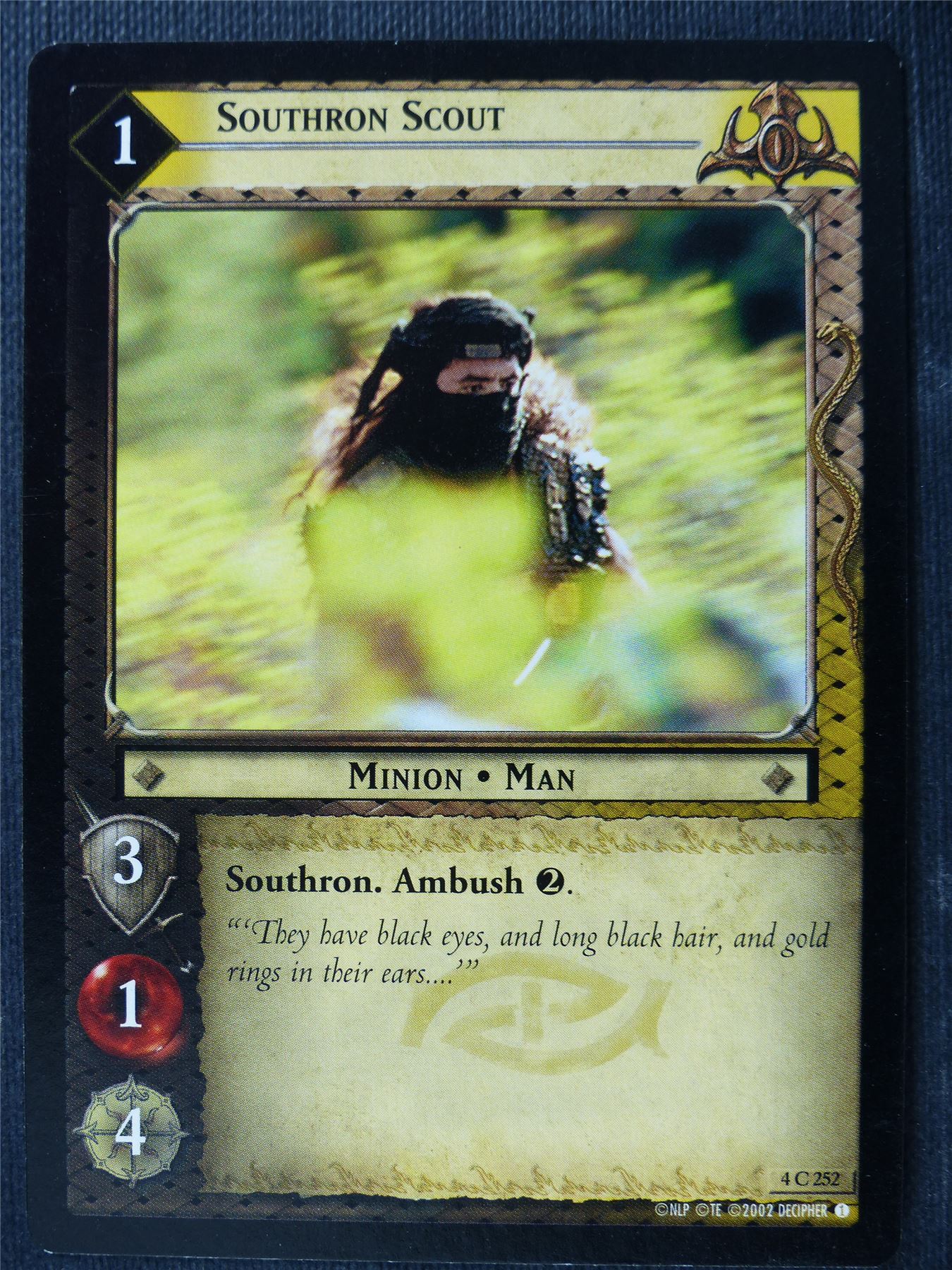 Southron Scout 4 C 252 - LotR Card #483