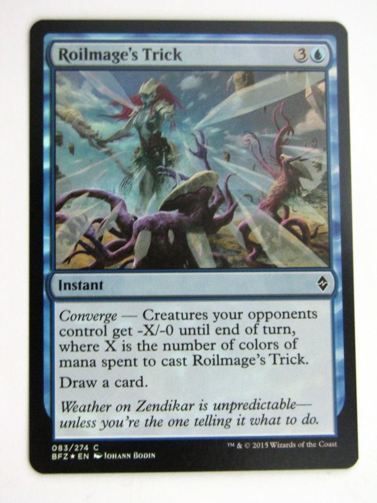 MTG Magic Cards: ROILMAGE'S TRICK FOIL # 36I52