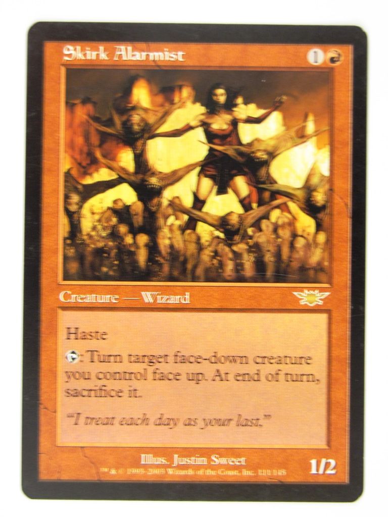 Mtg - SKIRK ALARMIST - Played Rare