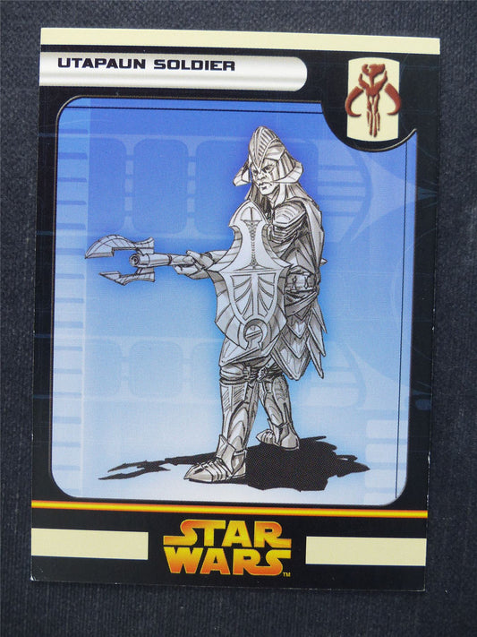 Utapaun Soldier 52/60 - Star Wars Miniatures Spare Cards #61