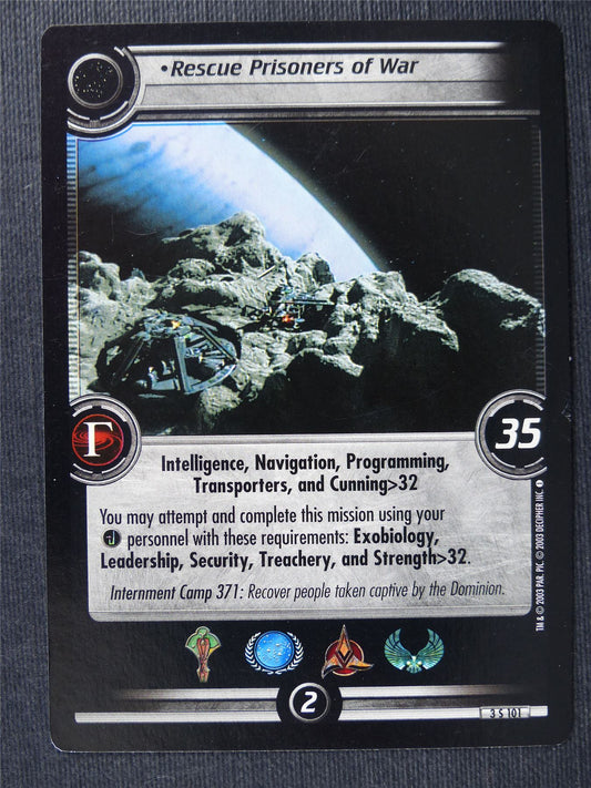 Rescue Prisoners of War - Star Trek Cards #W0
