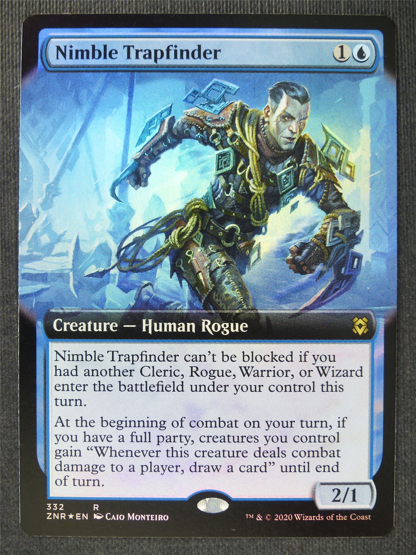 Nimble Trapfinder Extended Foil - Mtg Magic Cards #CB