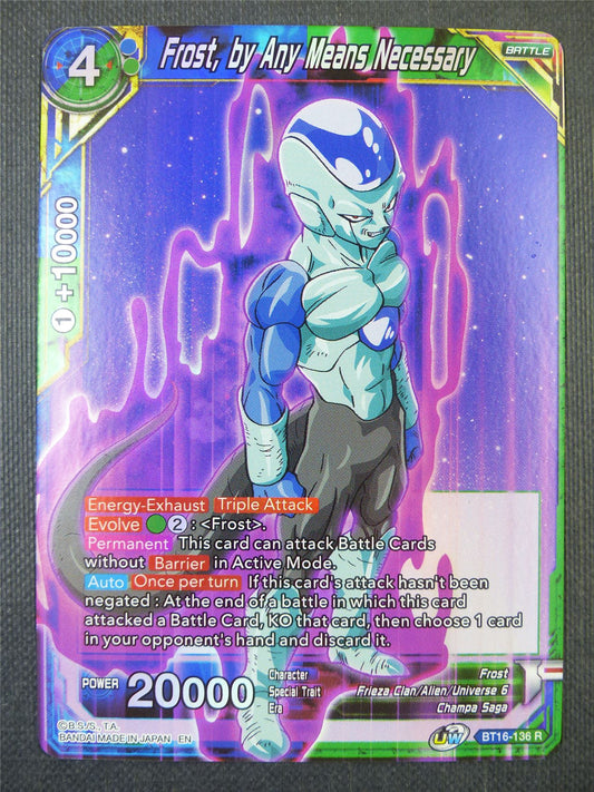 Frost By Any Means Necessary R Foil - Dragon Ball Super Card #7WD