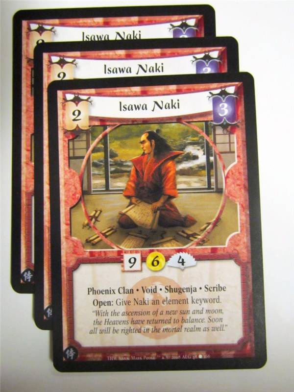 L5R Card: ISAWA NAKI 48/166 x3 : The Heaven's Will