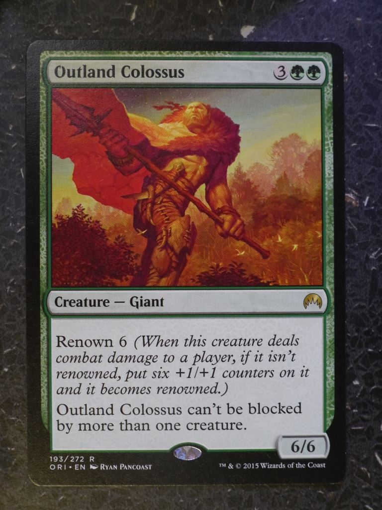 MTG Magic Cards: OUTLAND COLOSSUS RARE # 6I16