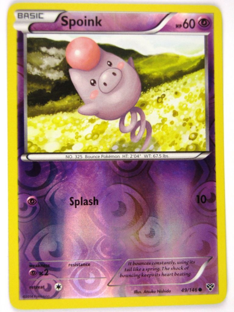 Pokemon Cards: SPOINK 49/146 Rev Holo: X & Y