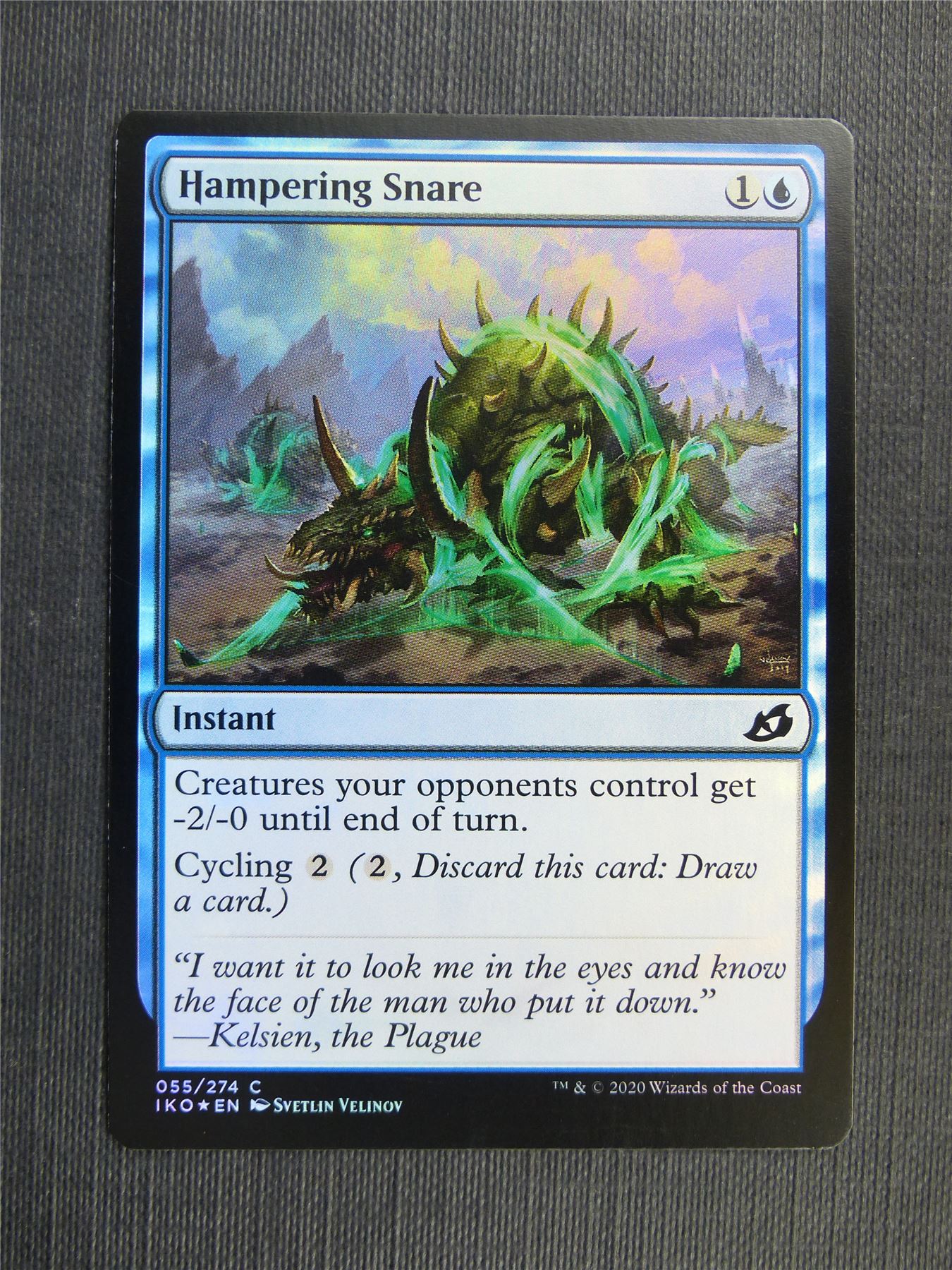 Hampering Snare Foil - IKO - Mtg Card