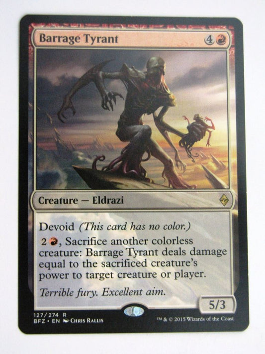 MTG Magic Cards: BARRAGE TYRANT # 36J15