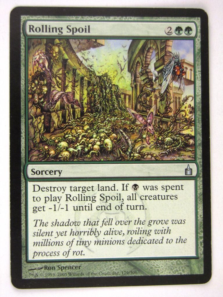 MTG Magic: the Gathering Cards: ROLLING SPOIL: RAV