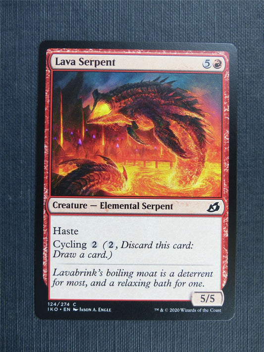 Lava Serpent - IKO Mtg Card
