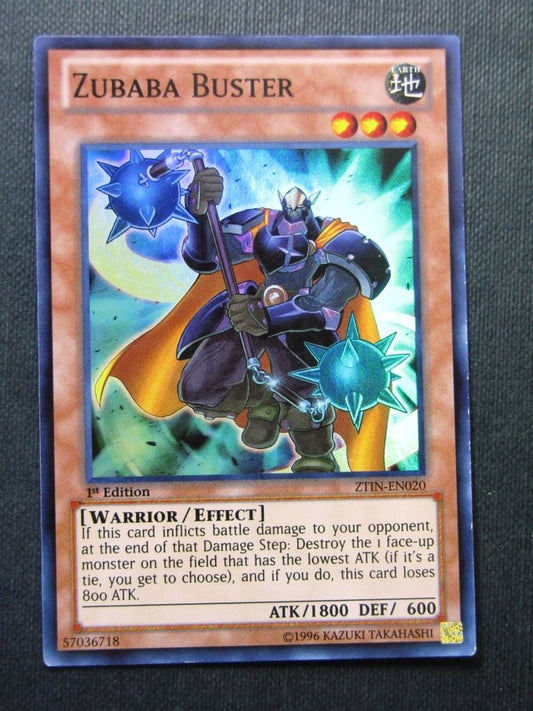 Zubaba Buster ZTIN Super Rare - 1st ed - Yugioh Cards #15F