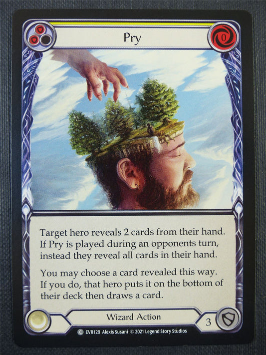 Pry Yellow - 1st ed Everfest - Flesh & Blood Card #6CR