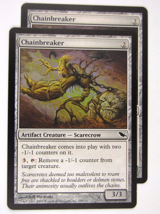 MTG Magic: the Gathering Cards: CHAINBREAKER x2: SHM