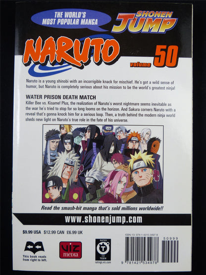NARUTO Volume 50 - Shonen Jump Viz Manga #3HF