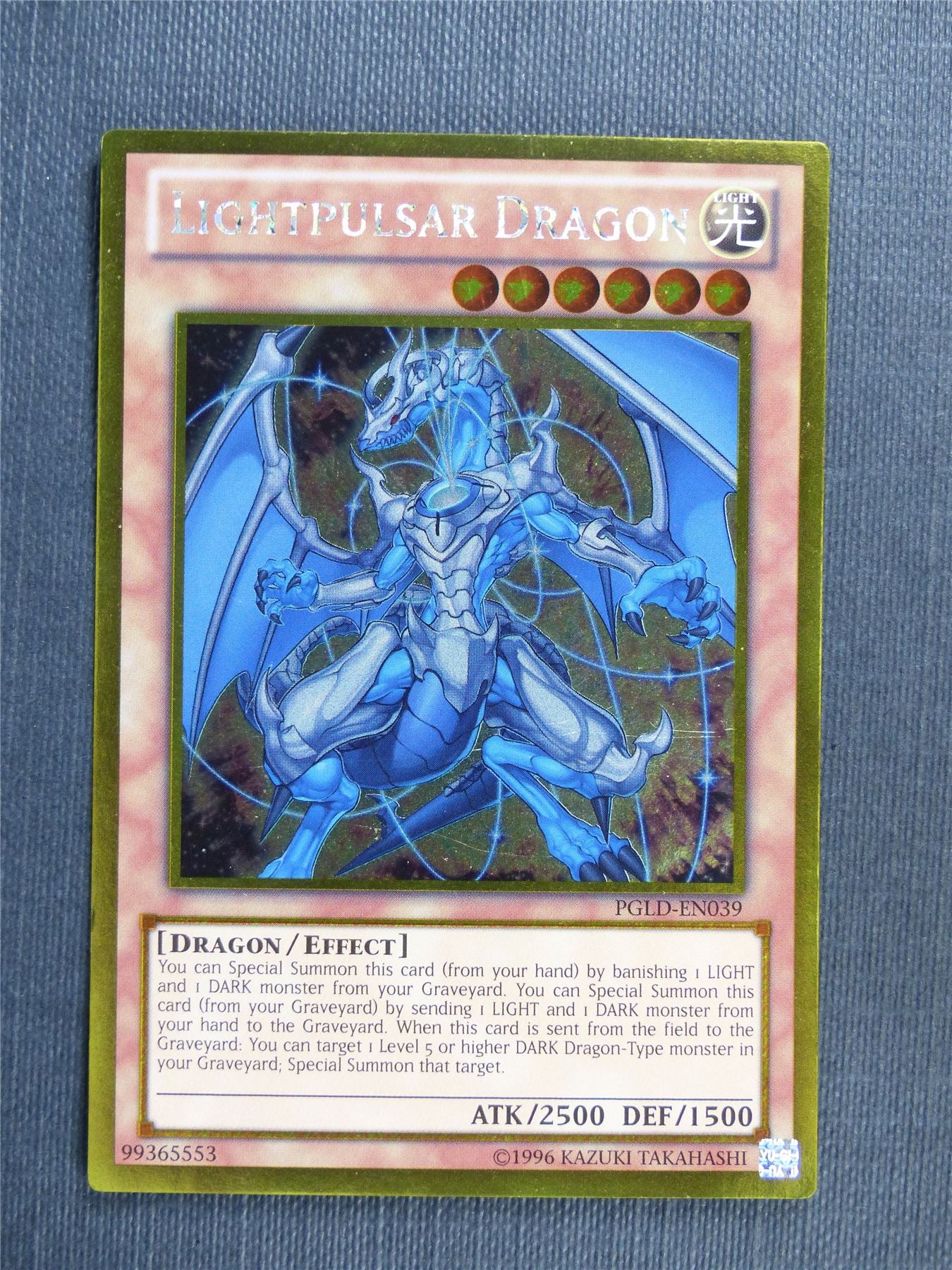 Lightpulsar Dragon PGLD Gold Rare - Yugioh Cards #1ZM