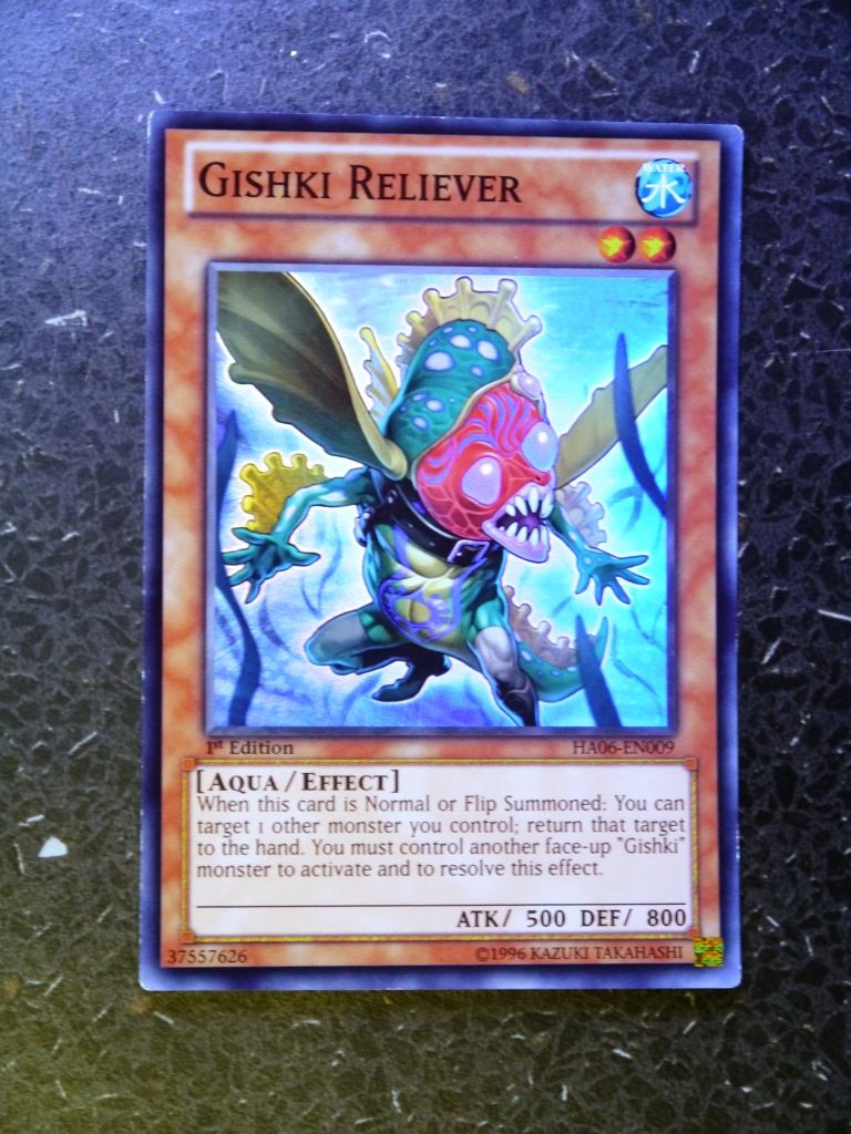 Yugioh Cards: GISHKI RELIEVER HA06 SUPER RARE # H44