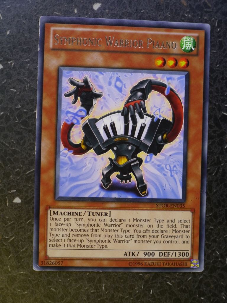 Yugioh Cards: SYMPHONIC WARRIOR PIAANO STOR RARE # 4B19