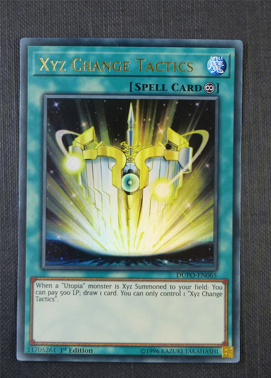 Xyz Change Tactics DUPO 1st Ed - Ultra Rare - Yugioh Card #7EC